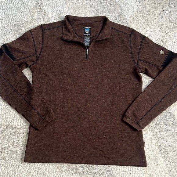 KÜHL TEAM MERINO 1/4 ZIP brown - Picture 2 of 11